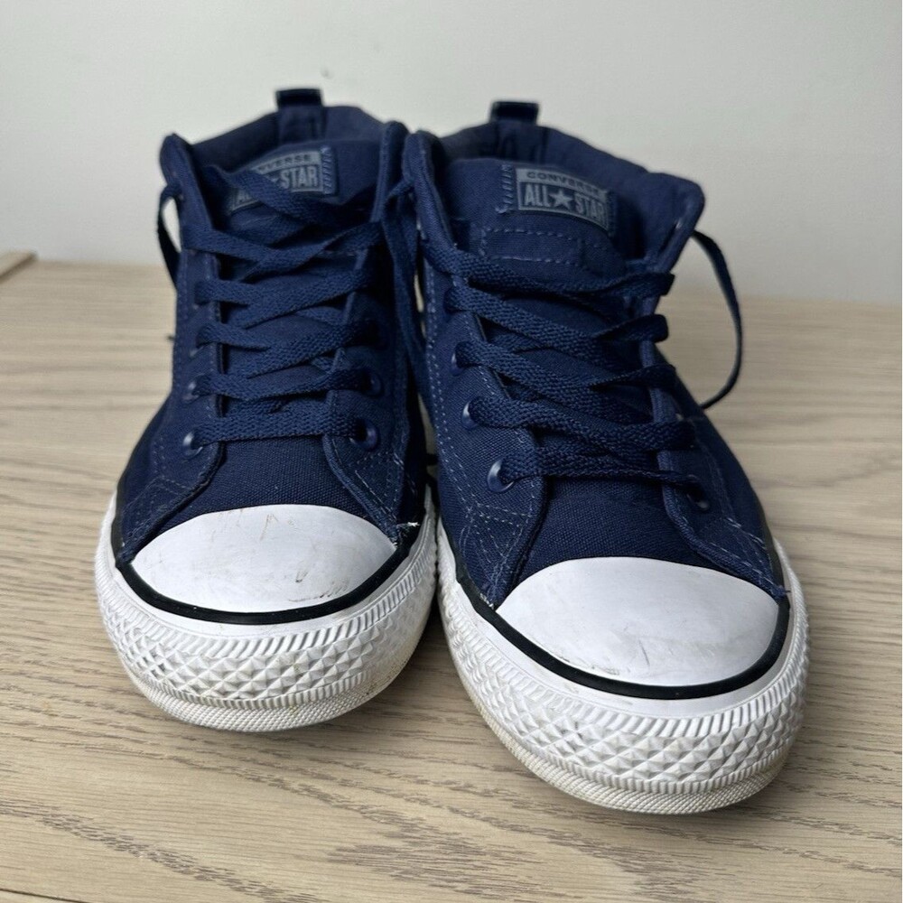 Converse All Star Mid Top Blue/White Lace-Up Sneaker Men's 9